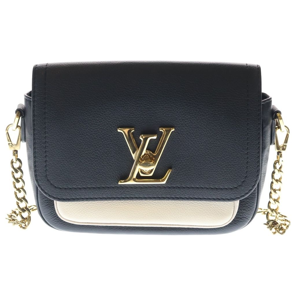LOUIS VUITTON (ルイヴィトン) チェーンショルダーバッグ ロックミー テンダー レザー M58557 RFID