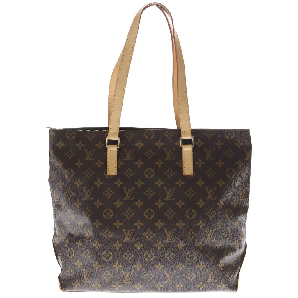 LOUIS VUITTON (ルイヴィトン) カバメゾ モノグラム PVC レザー トートバッグ ブラウン M51151