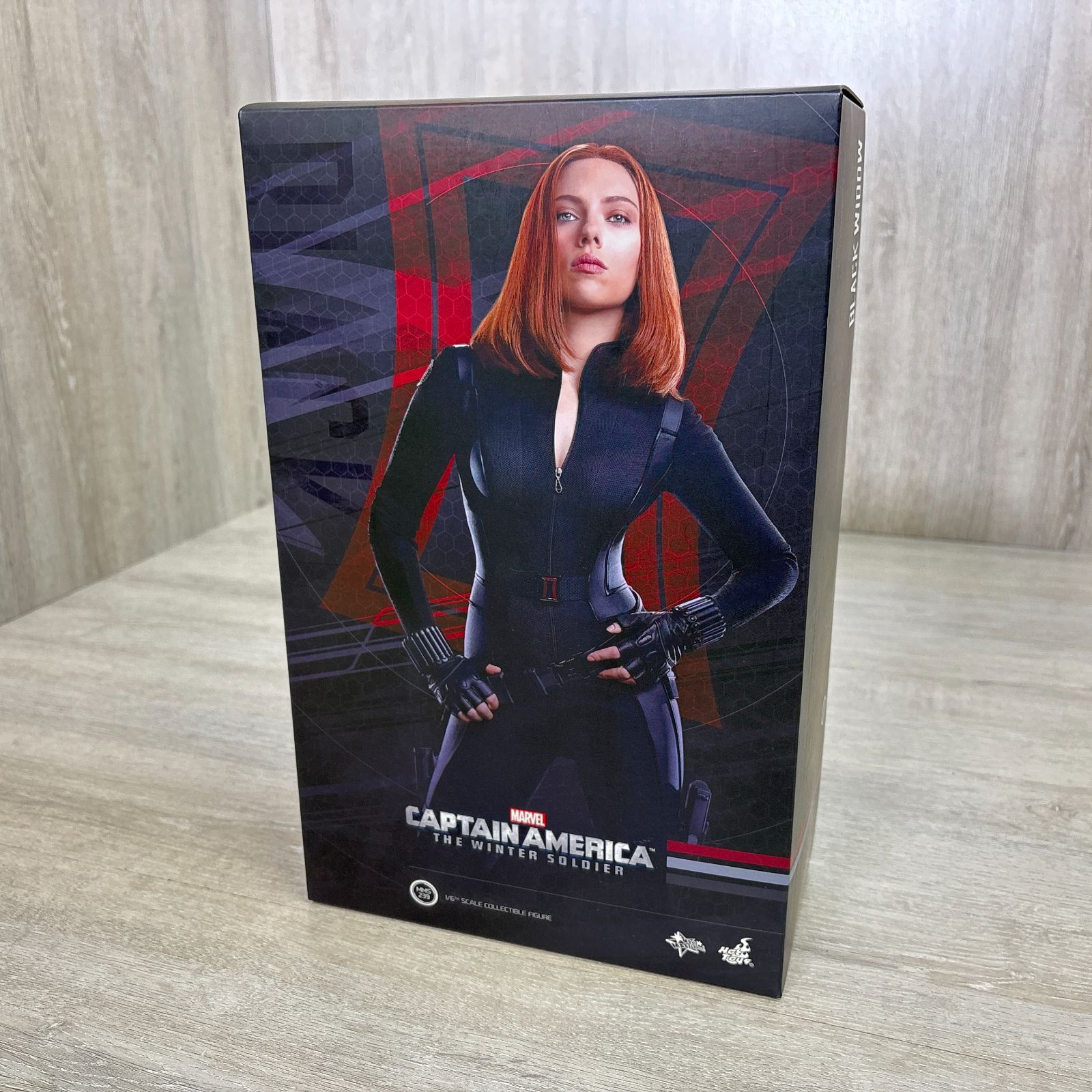 キャプテンアメリカ　ブラックウィドウ ホットトイズ ブラック・ウィドウ 1/6 ムービーマスターピース