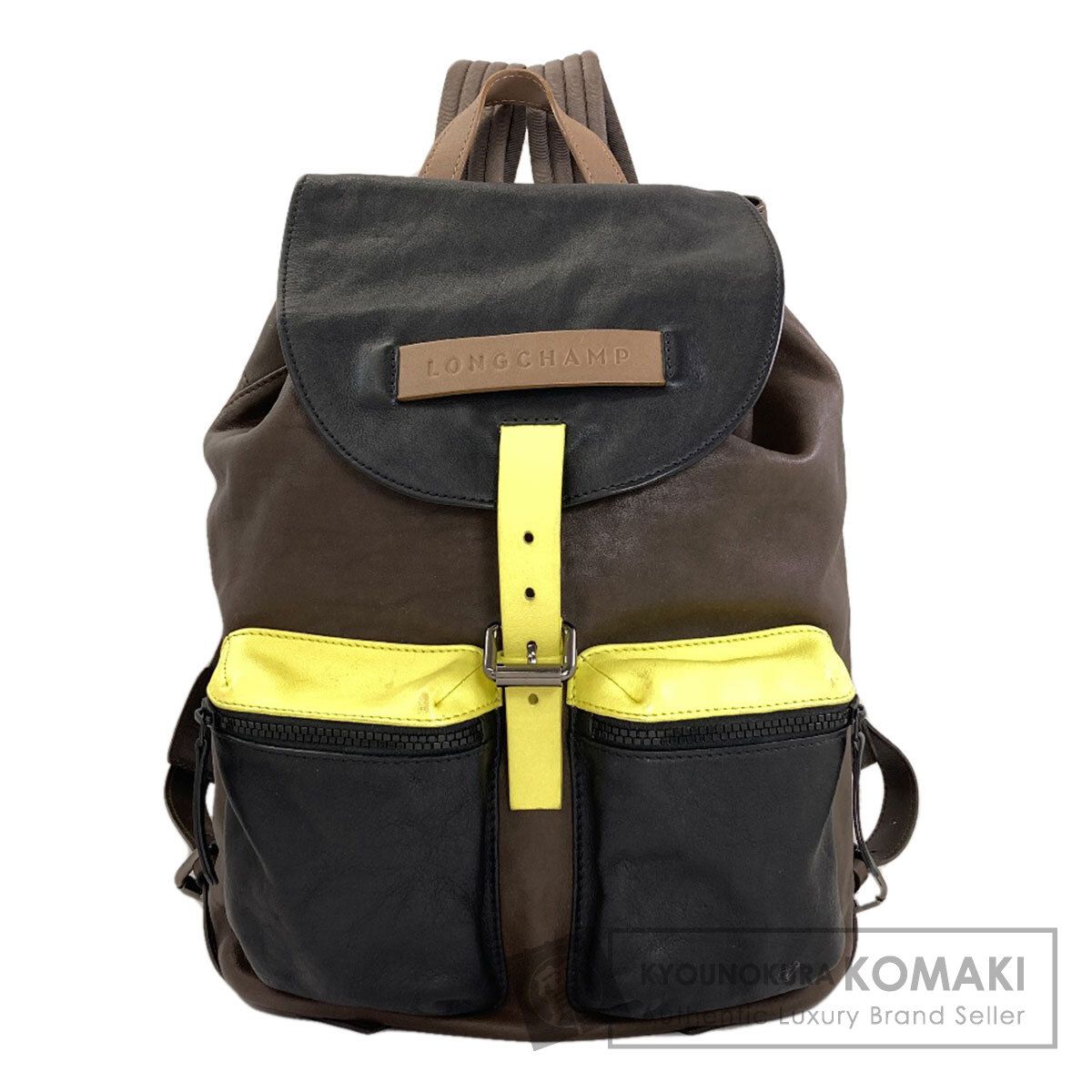 Longchamp ロンシャン ロゴ リュック・デイパック カーフ レディース [中古]