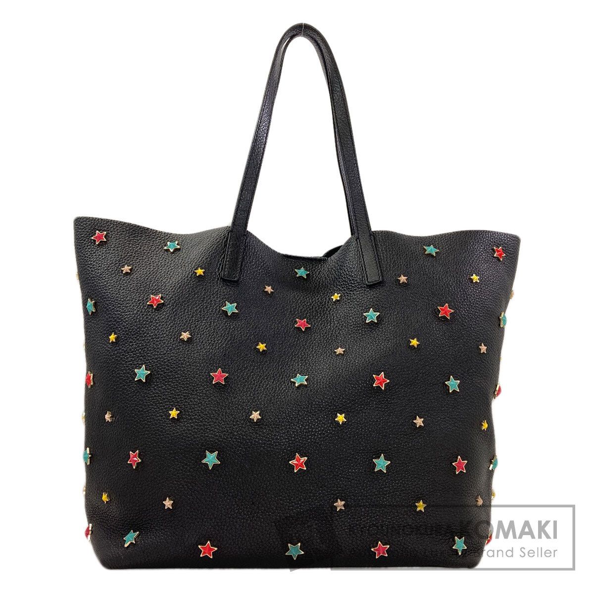 RED VALENTINO レッドヴァレンティノ スタッズ トートバッグ カーフ レディース [中古]
