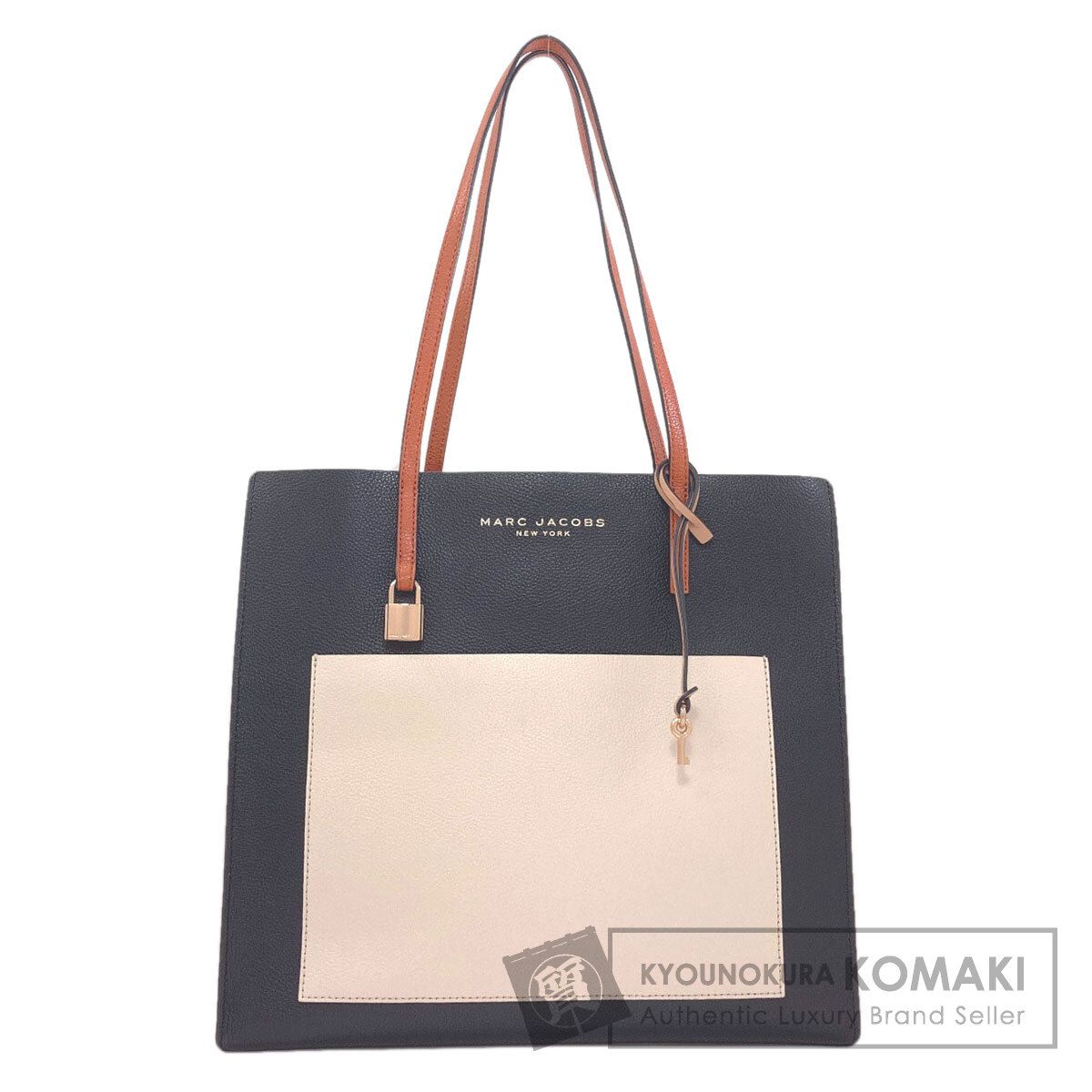 MARC JACOBS マーク・ジェイコブス ロゴ トートバッグ レザー レディース [中古] 11,963円