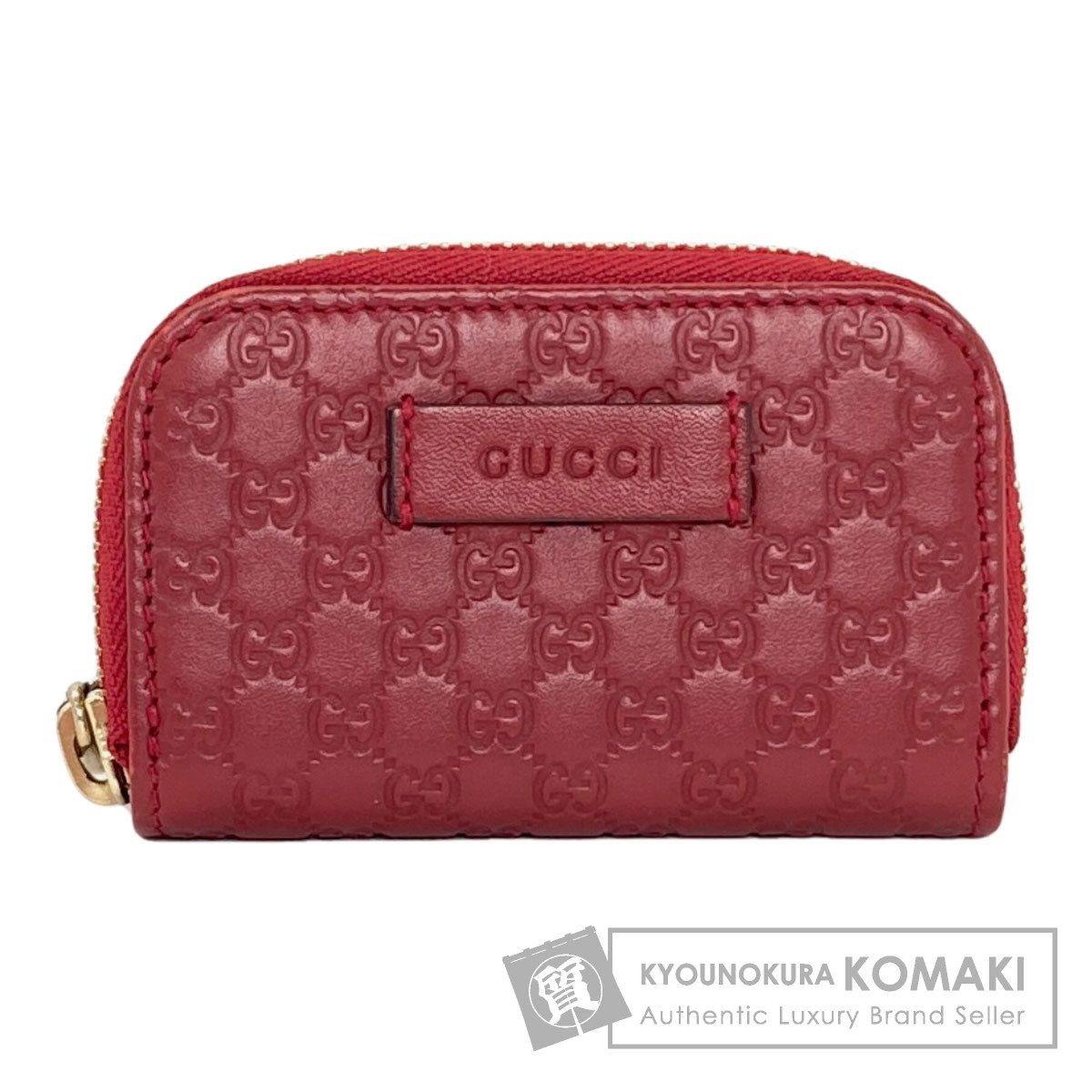 GUCCI グッチ 449896 アウトレット GGシグネチャー マイクロシマ コインケース レザー レディース [中古]