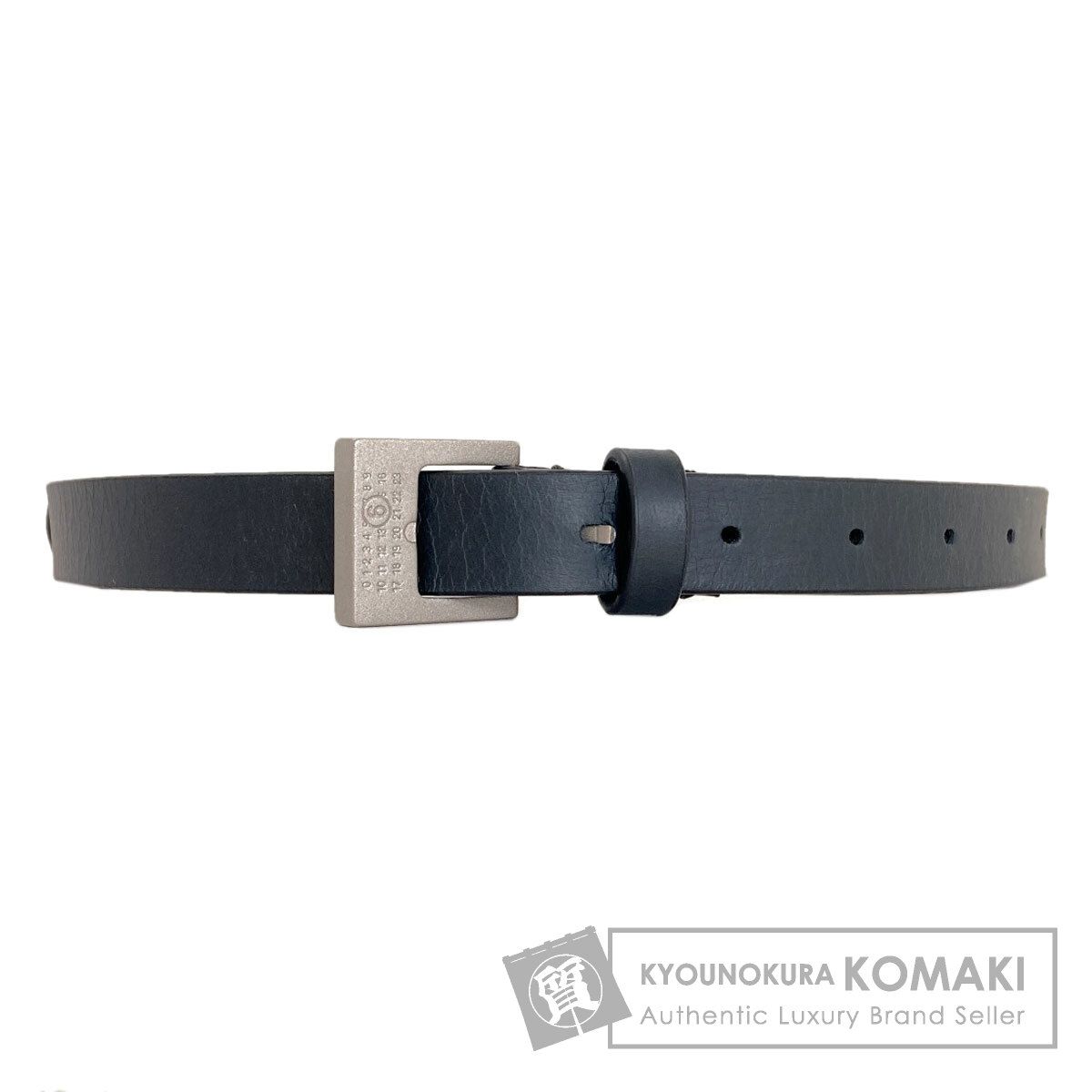 MaisonMargiela メゾン・マルジェラ ロゴ ベルト レザー メンズ [中古]