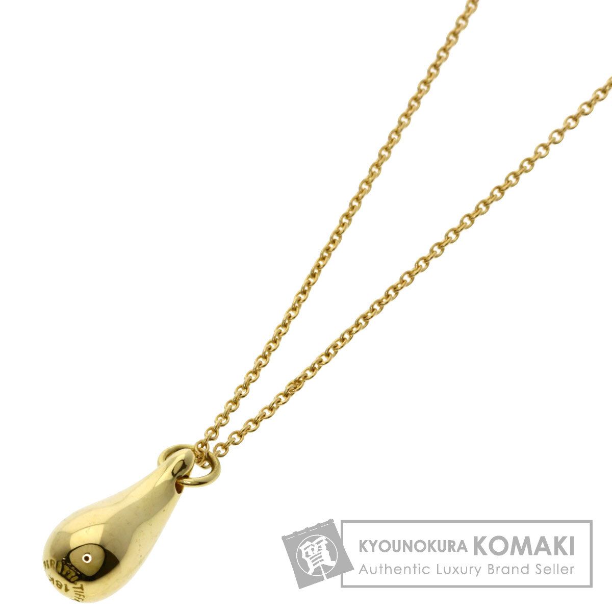 TIFFANY&Co. ティファニー ティアドロップ ネックレス K18YG レディース [中古]
