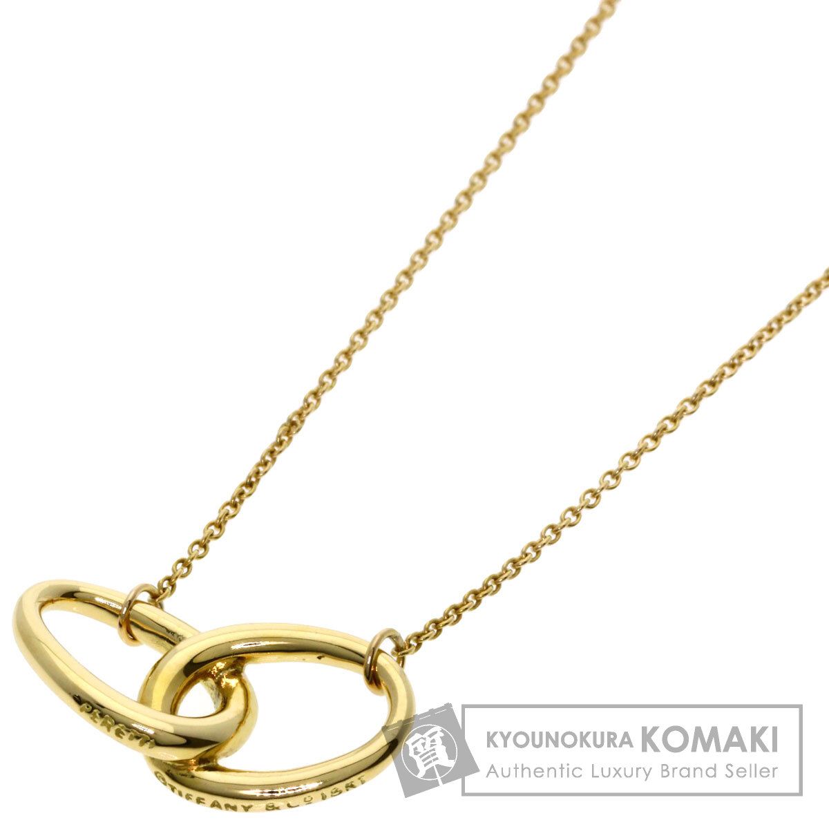 TIFFANY&Co. ティファニー ダブル ループ ネックレス K18YG レディース [中古]