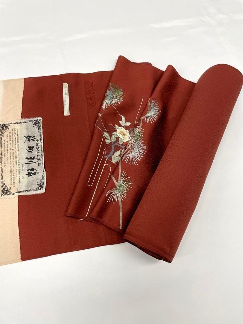 付け下げ 蘇州刺繍 相良刺繍 紋意匠 正絹 反物 T9102 - メルカリ