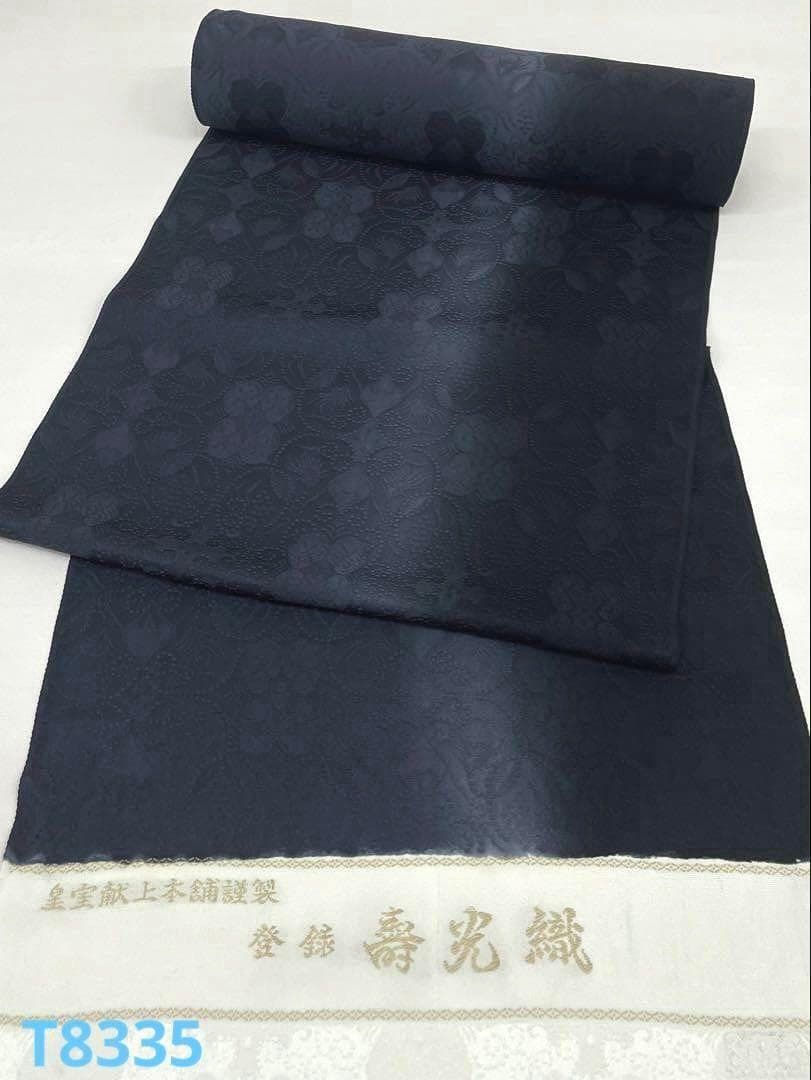 小紋 ふくれ織 紋意匠 染め分け 寿光織 正絹 反物 T8335