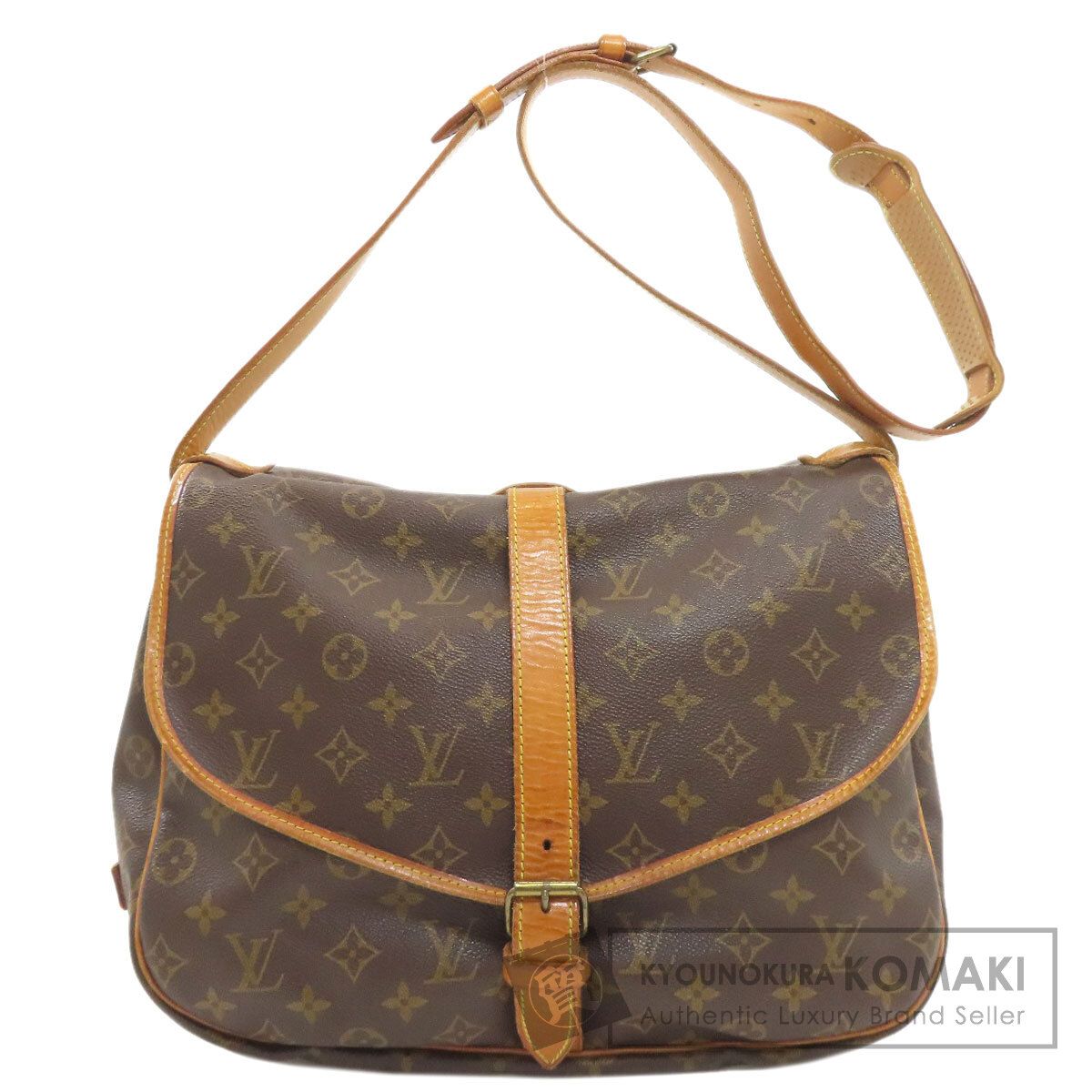 LOUIS VUITTON ルイヴィトン M42254 ソミュール35 ショルダーバッグ PVC レディース [中古]