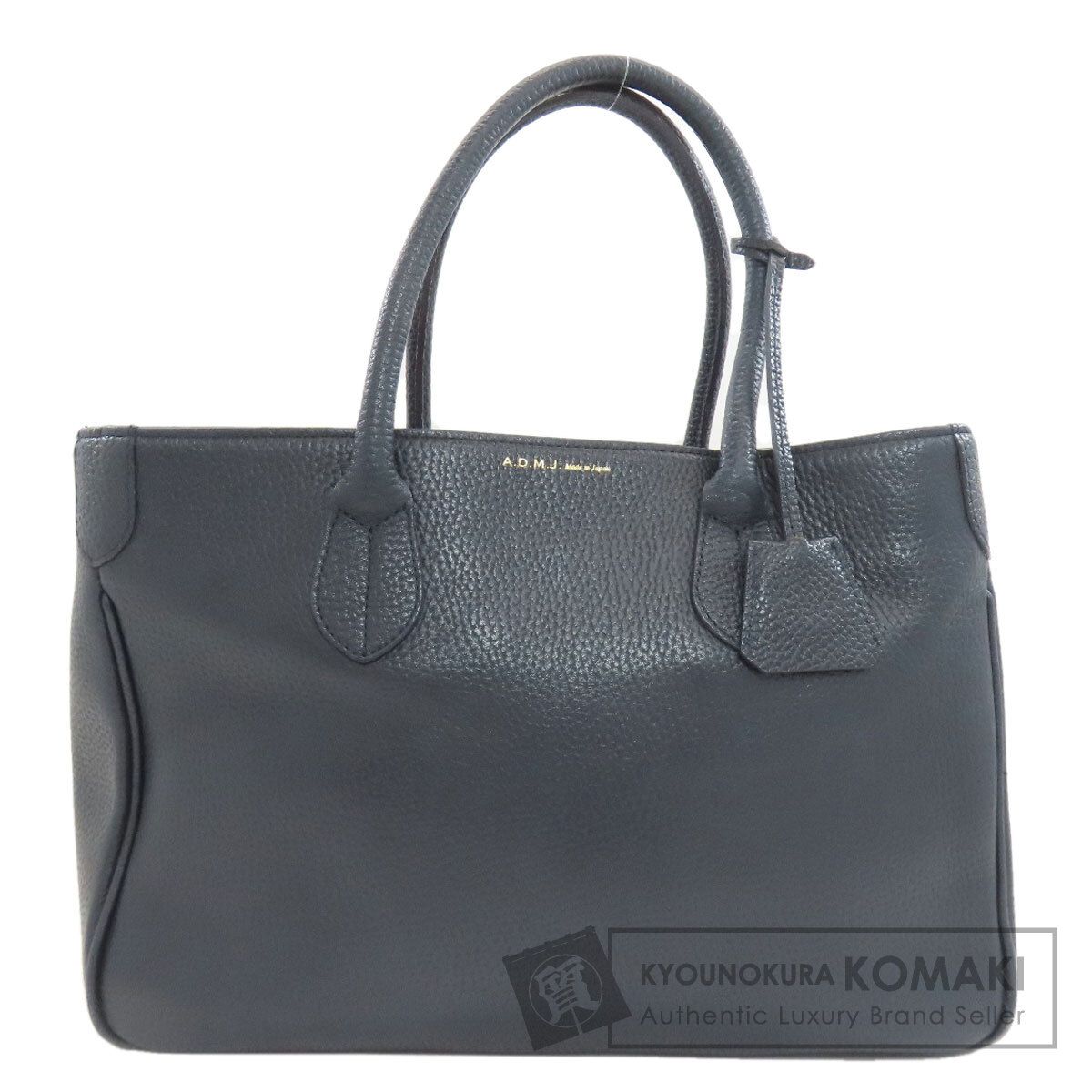 ADMJ エーディーエムジェイ ロゴ トートバッグ レザー レディース [中古]