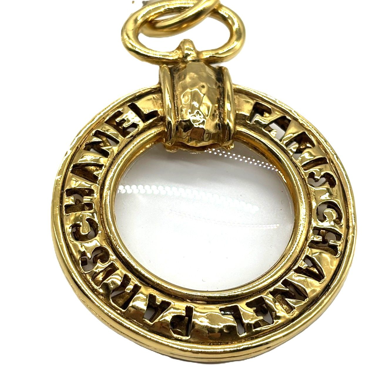 シャネル ヴィンテージ ルーペ ロングネックレス ゴールド CHANEL 中古