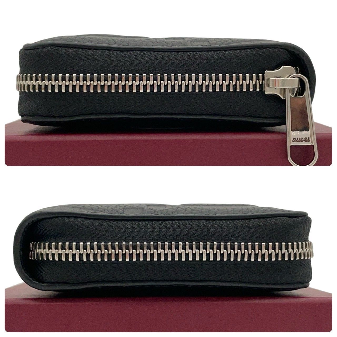 極上美品✨　グッチ　長財布　ジャンボGG バンブー　ラウンドジップ　付属品完備 超極美品】グッチ GUCCI ラウンドジップ長財布 ジャンボGG ブラック