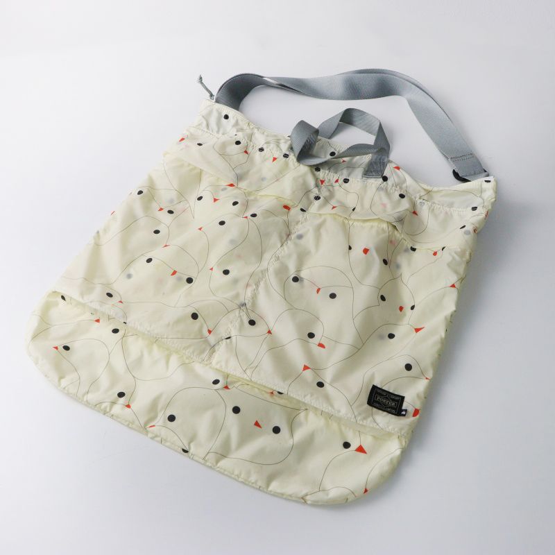 ポーター×ミナペルホネン PORTER × mina perhonen seafowl travel series 2WAY HELMET BAG┃ヘルメットバッグ【2400015016382】
