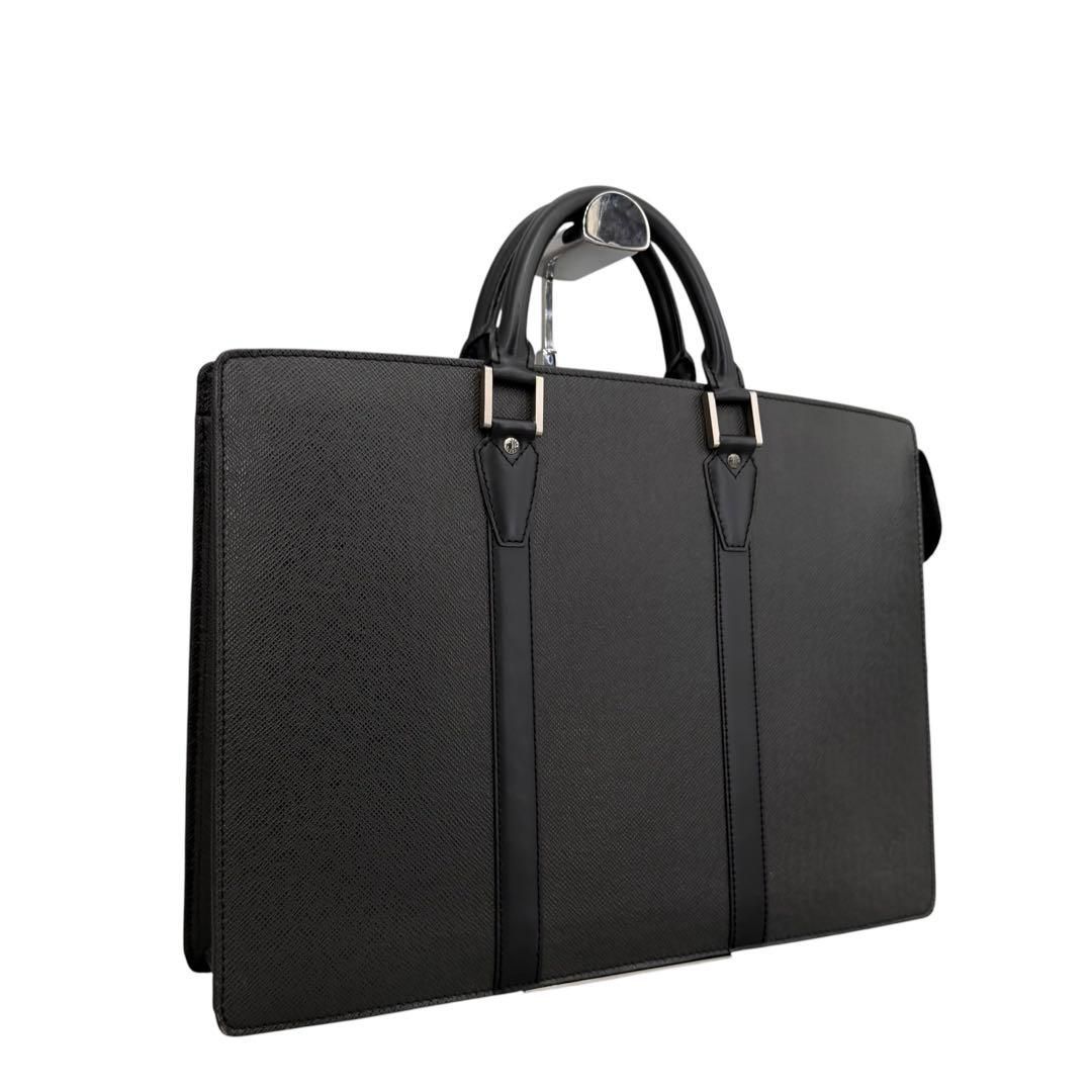 ルイヴィトン LOUISVUITTON ビジネスバッグ ロザン タイガ　ブラック ルイヴィトン タイガ ポルトドキュマン ロザン ハンドバッグ LOUIS