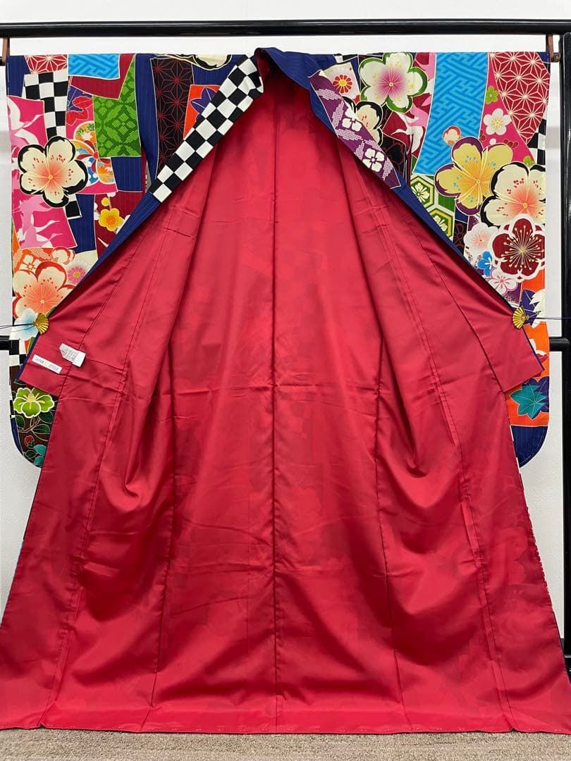 ポリエステル振袖 JAPAN STYLE 金彩 身丈170cm MOP634