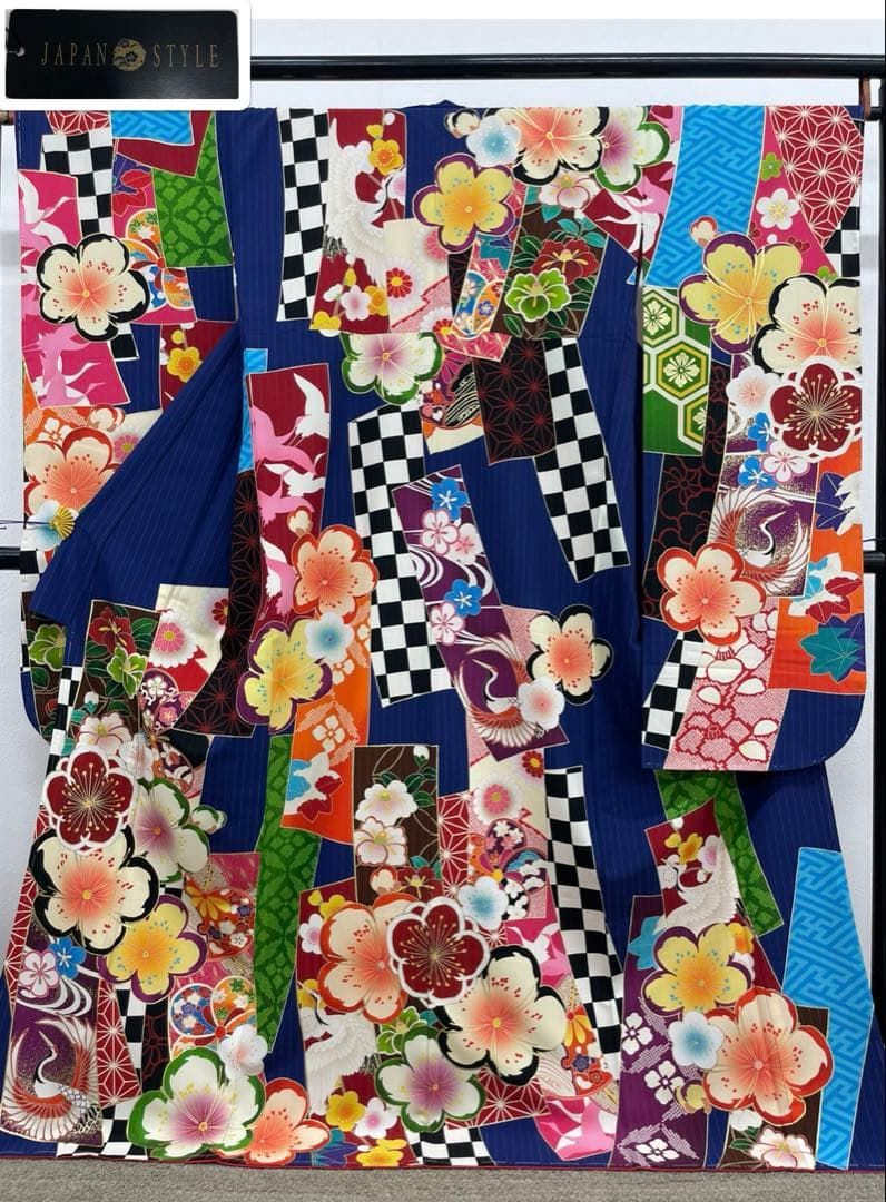 ポリエステル振袖 JAPAN STYLE 金彩 身丈170cm MOP634