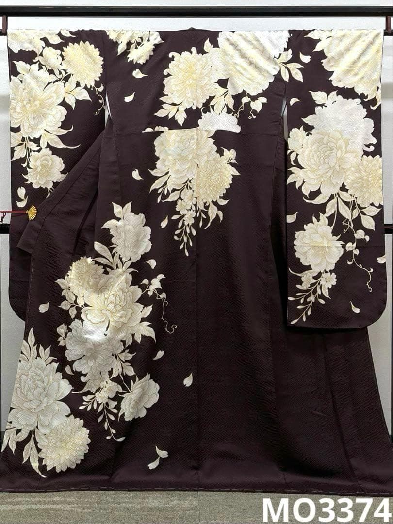 振袖 金彩 銀彩 刺繍 大輪 紋意匠 身丈168cm 新品未使用品 MO3374