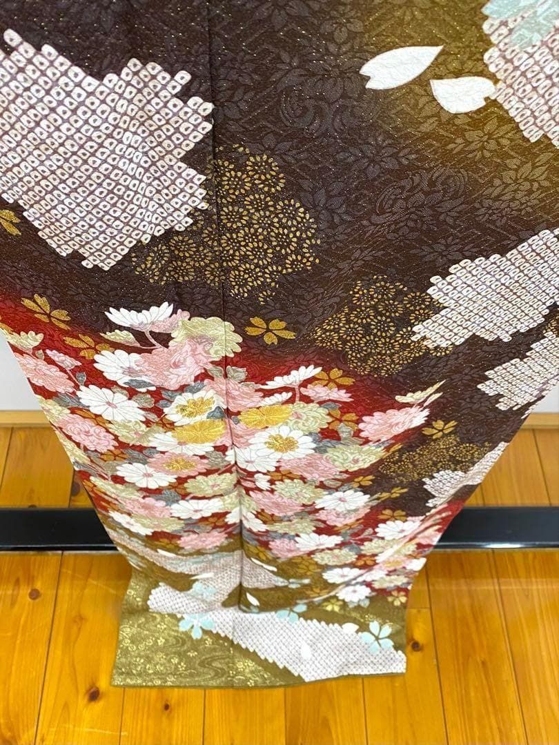 振袖 豪華 青柳 金通し 刺繍 金彩 身丈165cm 撥水加工済 MO2777 振袖 豪華 青柳 金通し 刺繍 金彩 身丈165cm 撥水加工済 MO2777