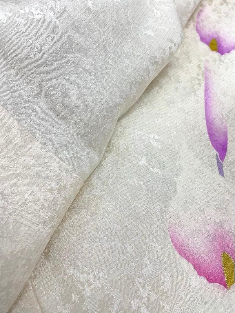 振袖 ラメ刺繍 金彩 銀通し 紋意匠 身丈170cm MO3380 - メルカリ