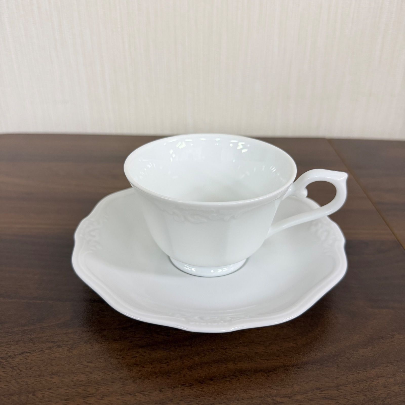 NORITAKE カップ＆ソーサー 5客セット ホワイト - メルカリ