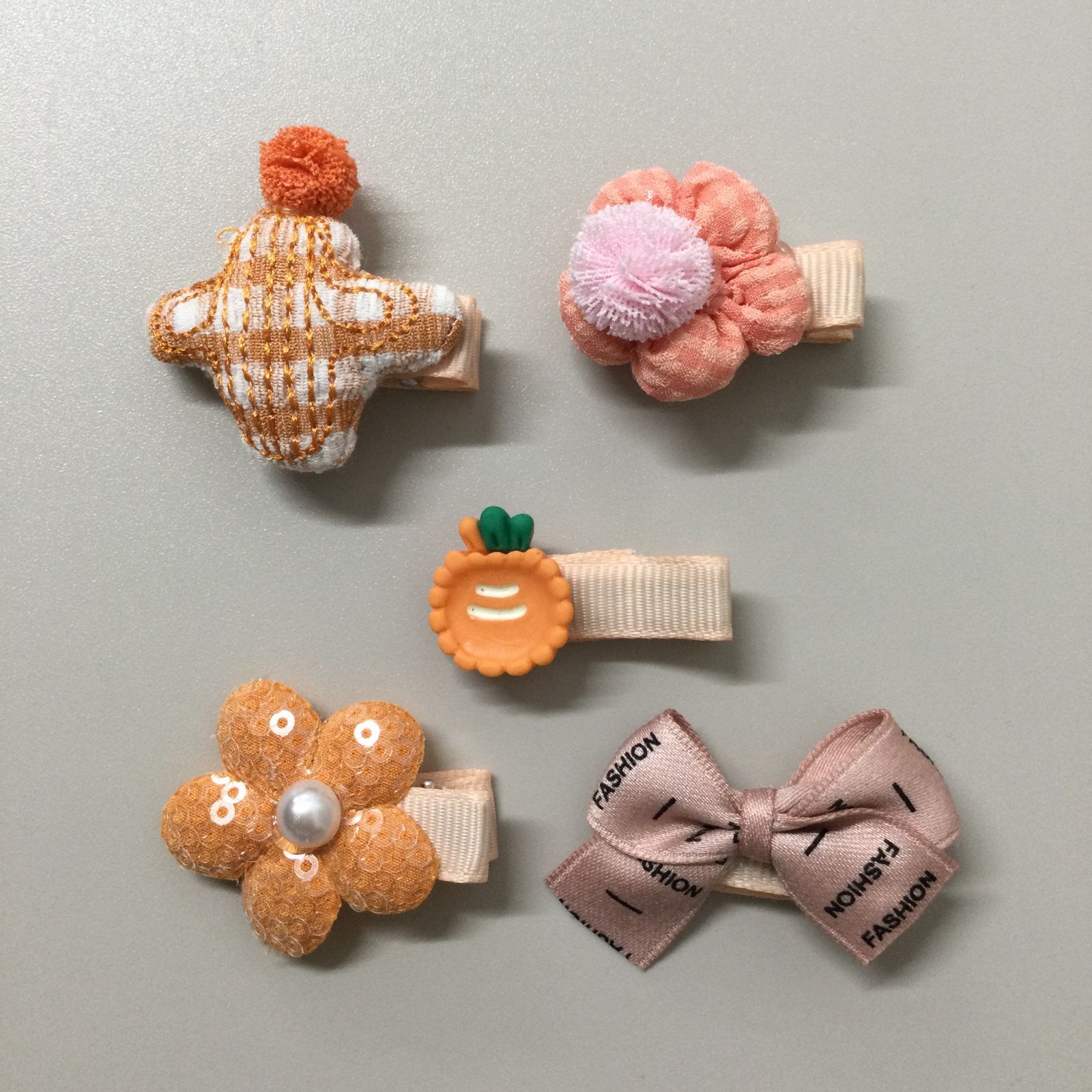 KHA511-0026【新品・未使用品】ベビー&キッズ ヘアピン 5種類×2点