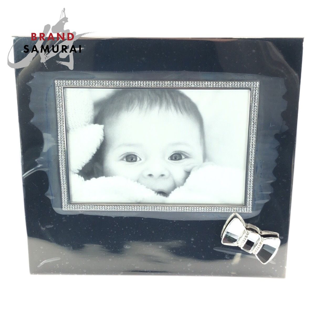 超美品 SWAROVSKI スワロフスキー Picture Frame with Bow シルバー