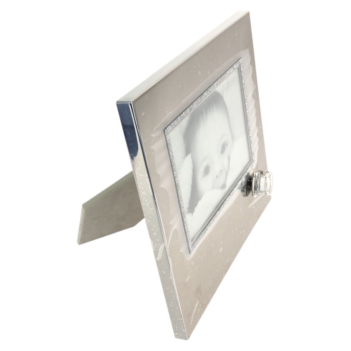 超美品 SWAROVSKI スワロフスキー Picture Frame with Bow シルバー