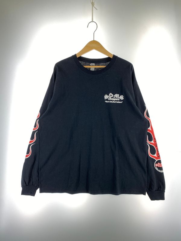 【中古品】 SAMS CHOPPERS SFFS サムズチョッパーズ FLAME LS TEE フレーム 長袖Tシャツ トップス 【142-260619-jt-03-min】