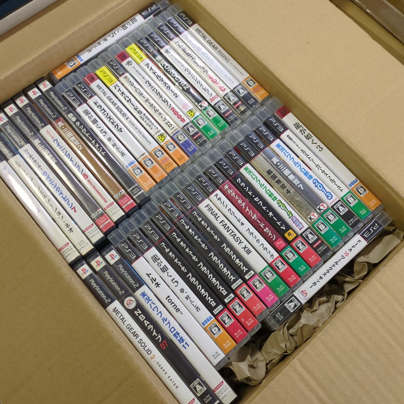 D45190】PS2 / PS3 ソフト 大量 まとめ売り 66タイトル約70本 動作