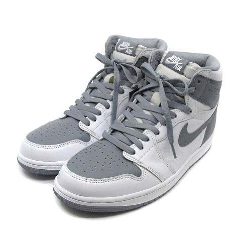未使用品 ナイキ NIKE エアジョーダン AIR JORDAN 1 RETRO HIGH OG ハイカット スニーカー 555088-037 ステルス Stealth 27cm