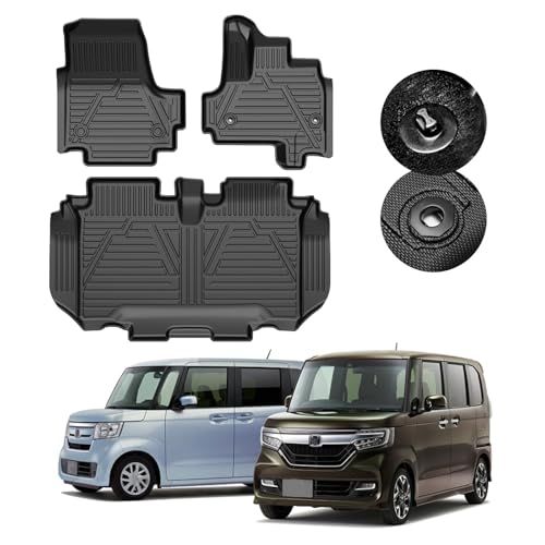 R◆GIMUYA ホンダ N-BOX JF3 JF4 3D フロアマット 防水 立体構造 エヌボックス NBOX カスタム 平成29年9月～現行 ベンチシート車仕様車 専用設計 カーマット TPE材質 耐汚れ/耐摩擦 アクセサリー 内装 カス 00b28691