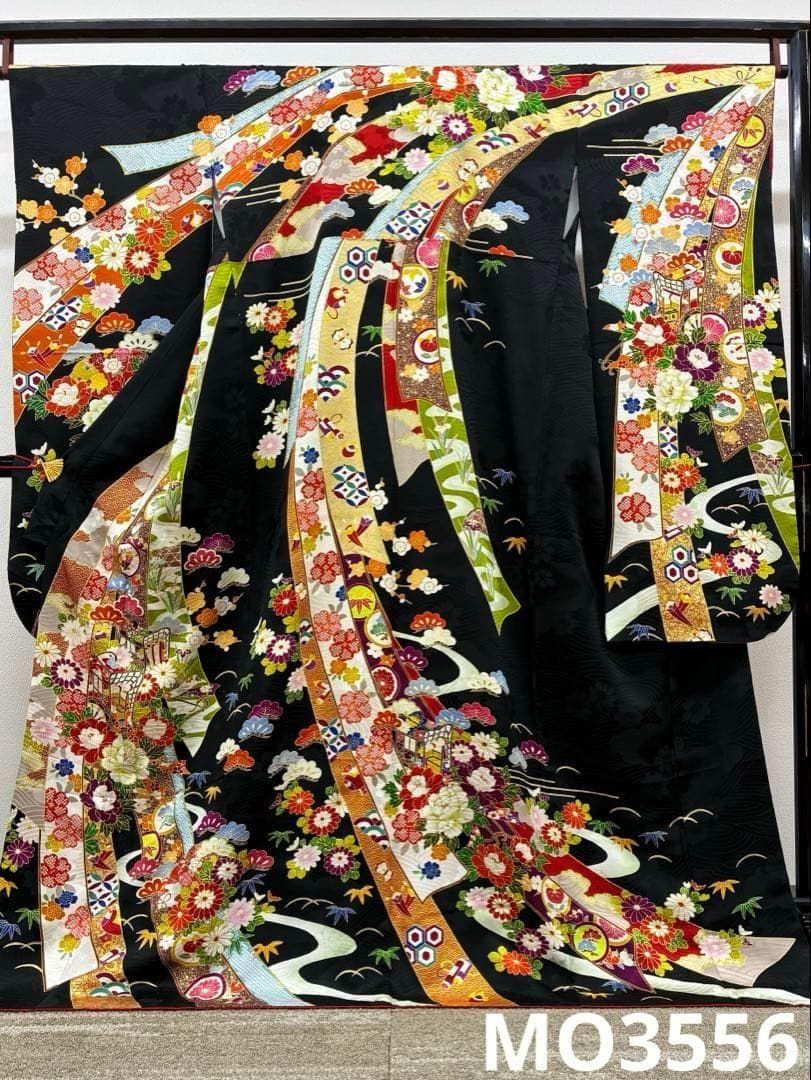 振袖 久保耕 久美すがた 仮絵羽 京友禅 正絹 未仕立て品 MOK536