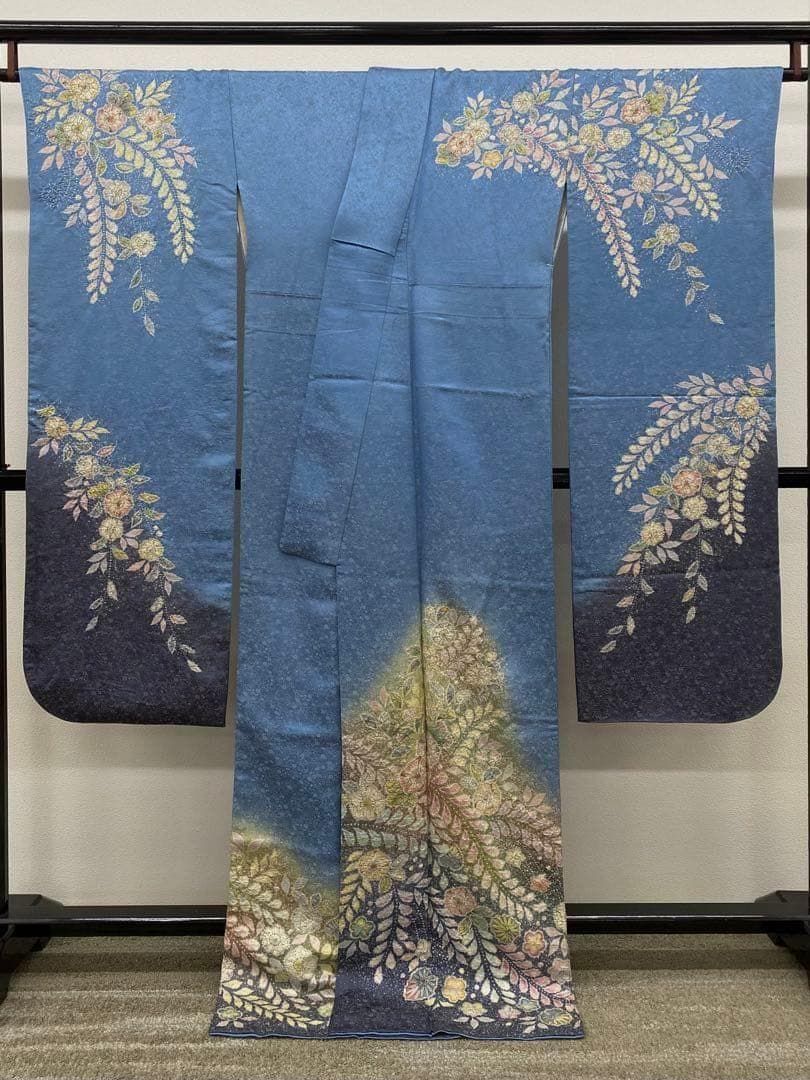 振袖 桐屋 翠山工房 金通し 絞り 辻ヶ花 身丈169cm MO3423 - メルカリ