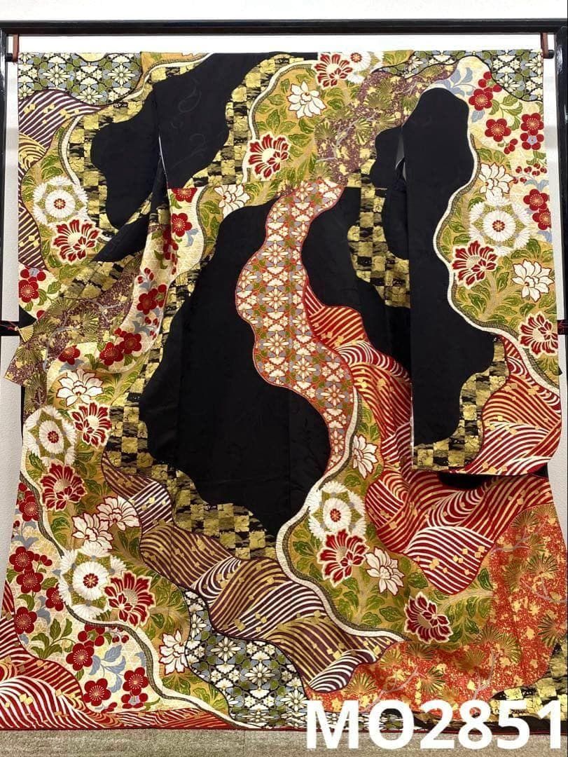 振袖 豪華 金駒 金彩 紋意匠 身丈173cm 撥水加工済 MO2851