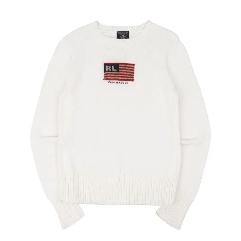Polo Jeans(ポロジーンズ) 白 星条旗 ニット