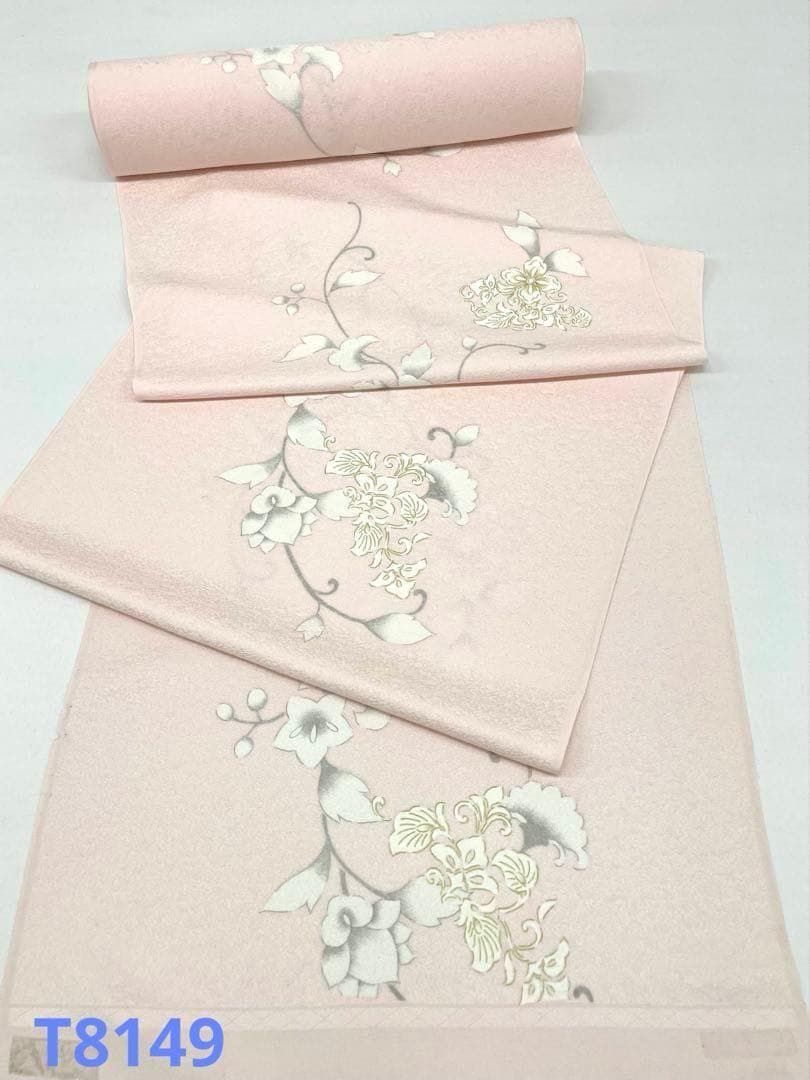 小紋 金彩 紋意匠 正絹 反物 T8149
