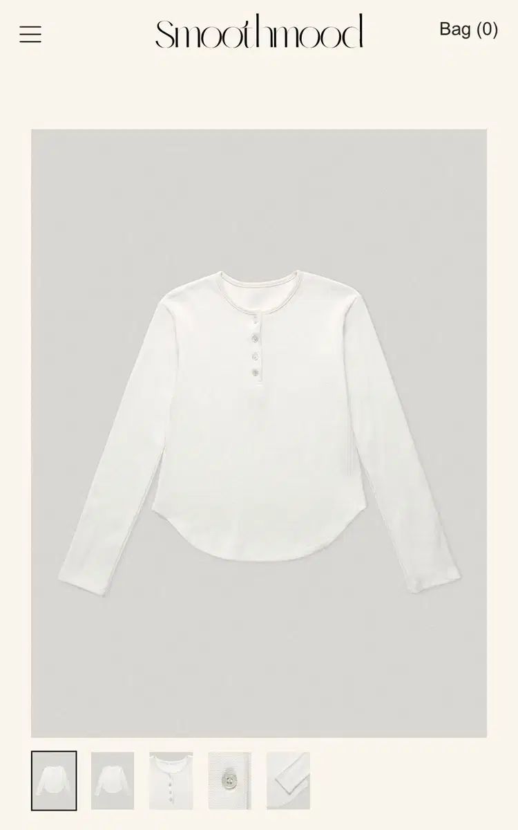 <スムードムード> ワッフルTシャツ