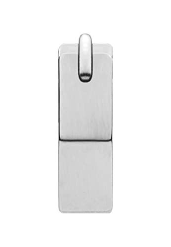ディーゼルピアス 男性用 スチール L14.5xW4xH13.6mm シルバー ステンレススチール イヤリング DX1345040 L14.5xW4xH13.6mm ステンレススチール 宝石なし, L14.5xW4xH13.6MM, ステンレス鋼, 宝石pms