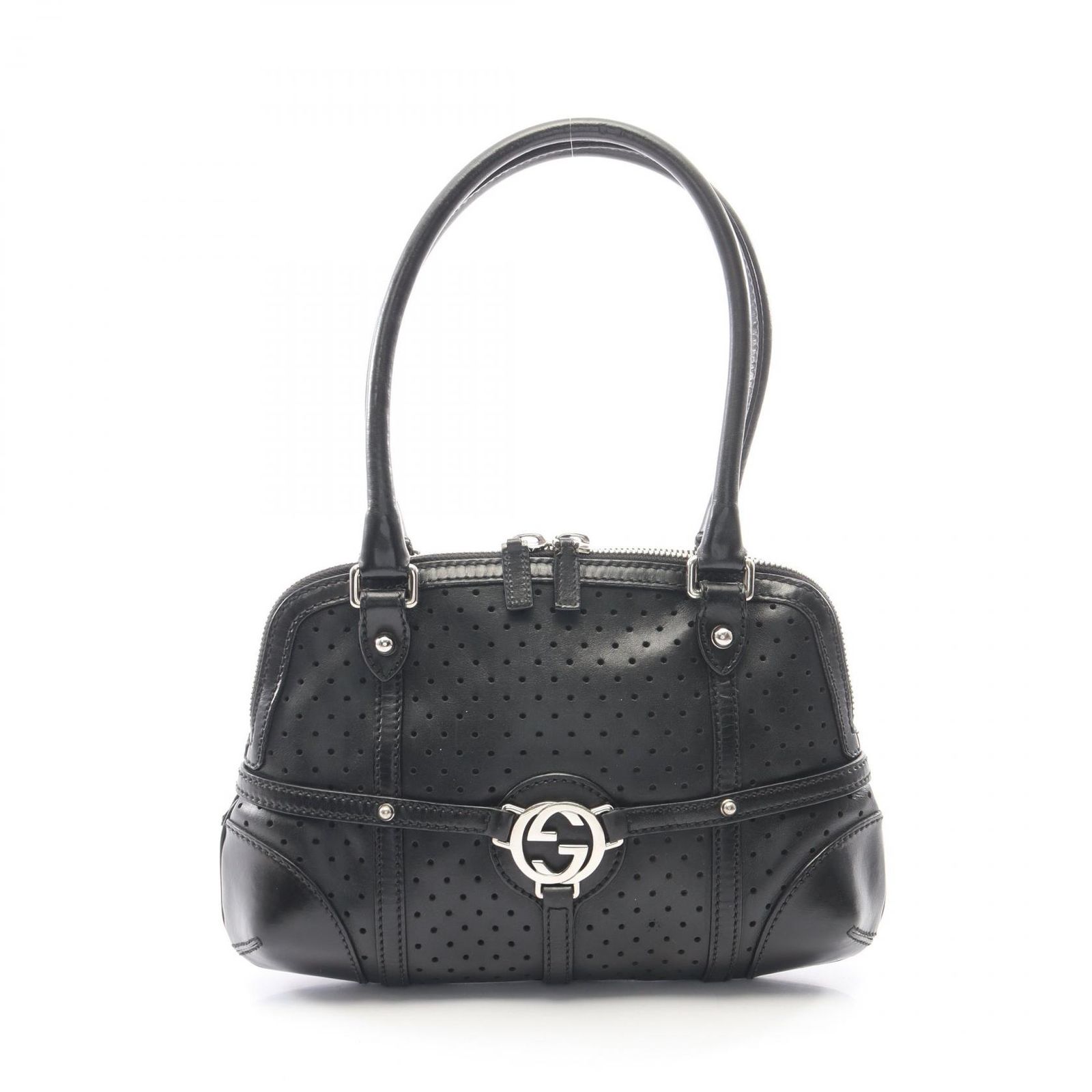 GUCCI グッチ インターロッキングG ハンドバッグ