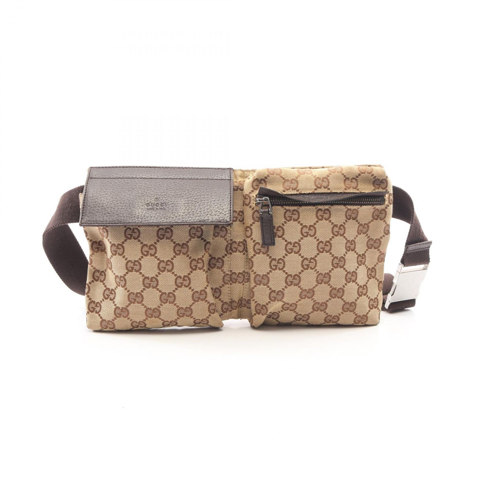GUCCI グッチ GGキャンバス ウエストバッグ ボディバッグ