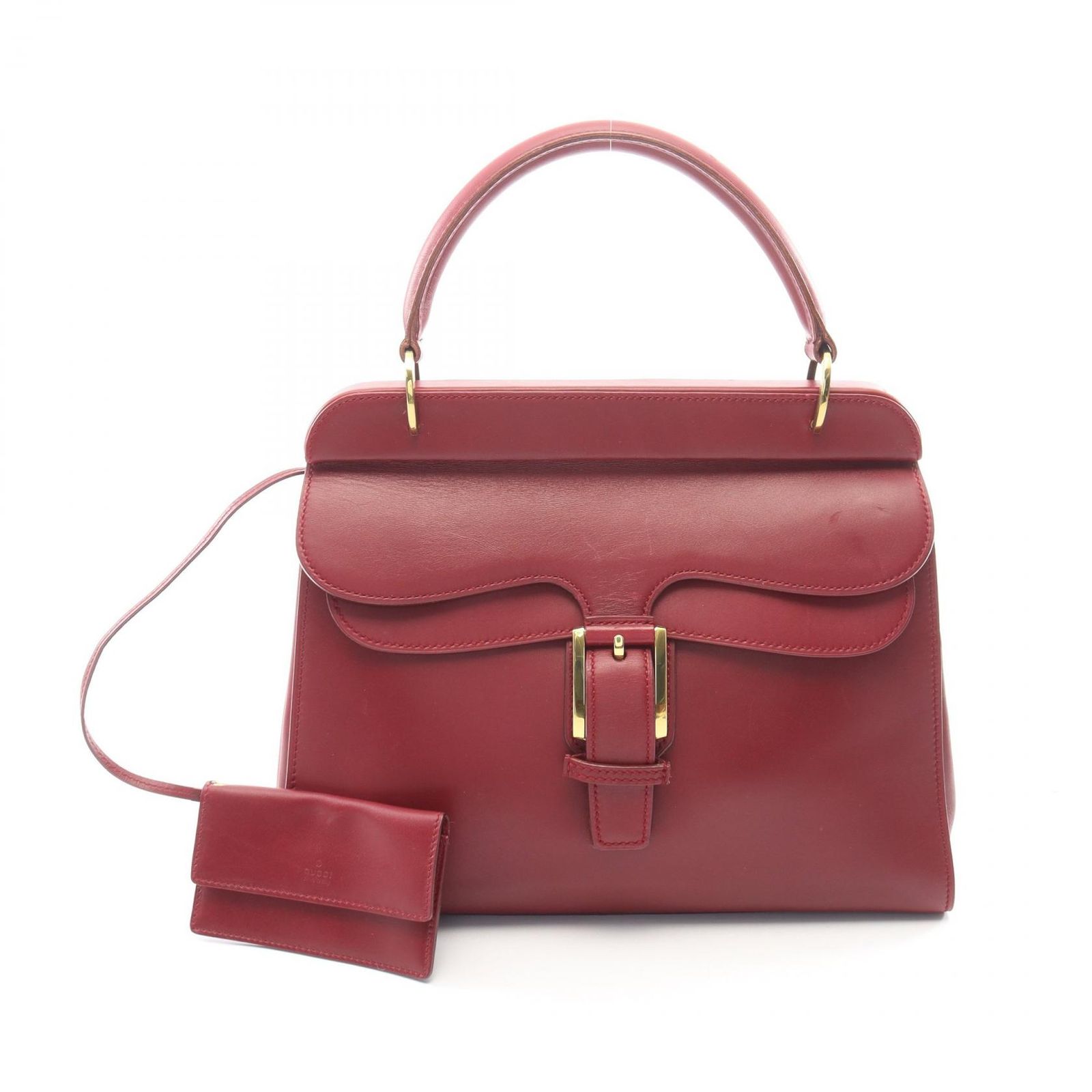 GUCCI グッチ ポーチ付き ハンドバッグ