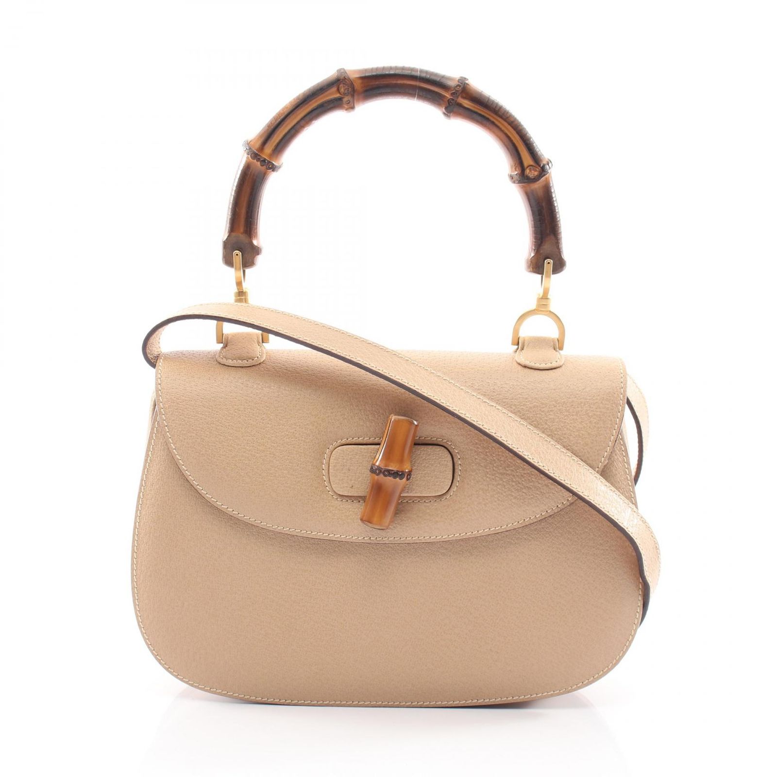 GUCCI グッチ オールドグッチ バンブー 2WAY ハンドバッグ
