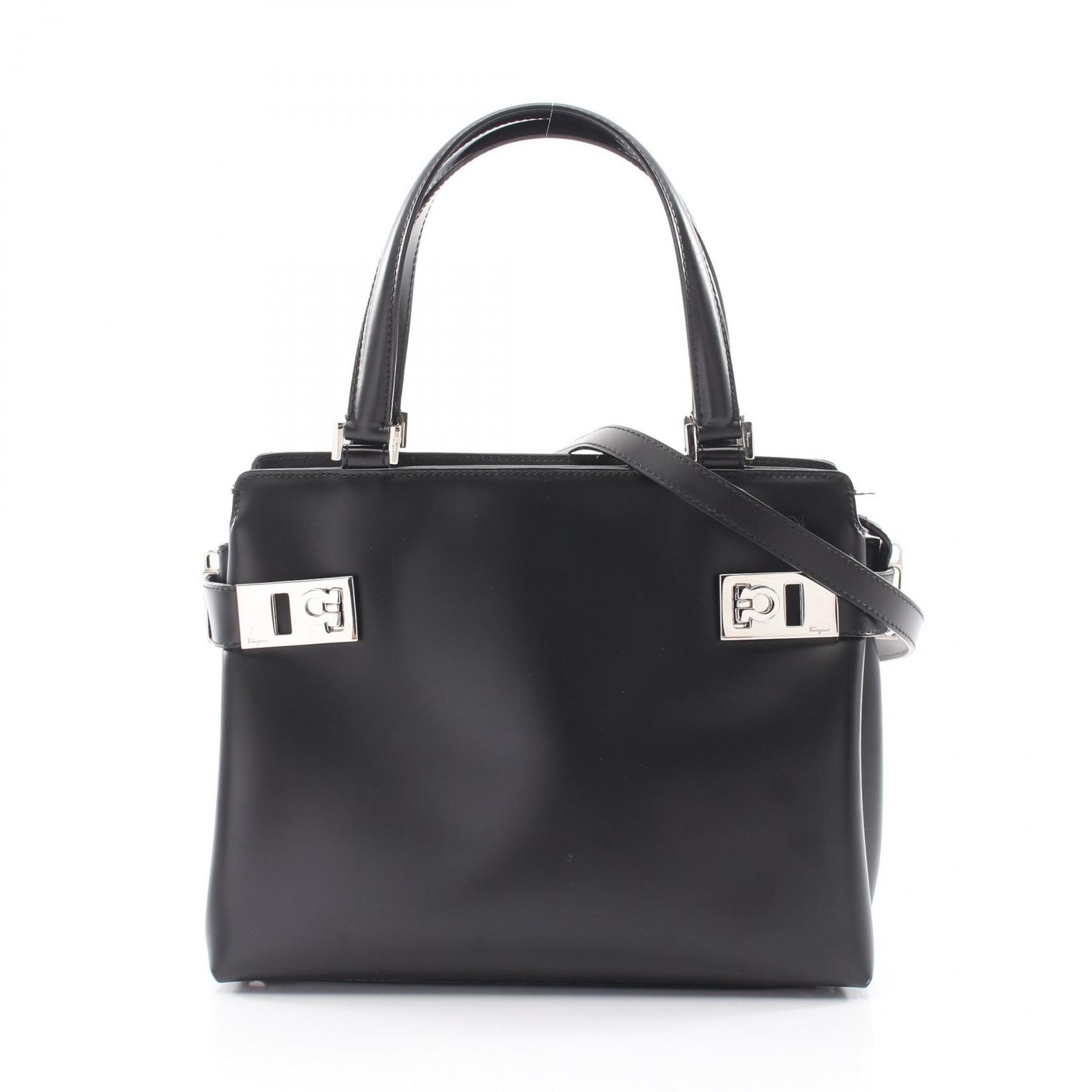 Salvatore Ferragamo サルヴァトーレフェラガモ ガンチーニ 2WAY ハンドバッグ