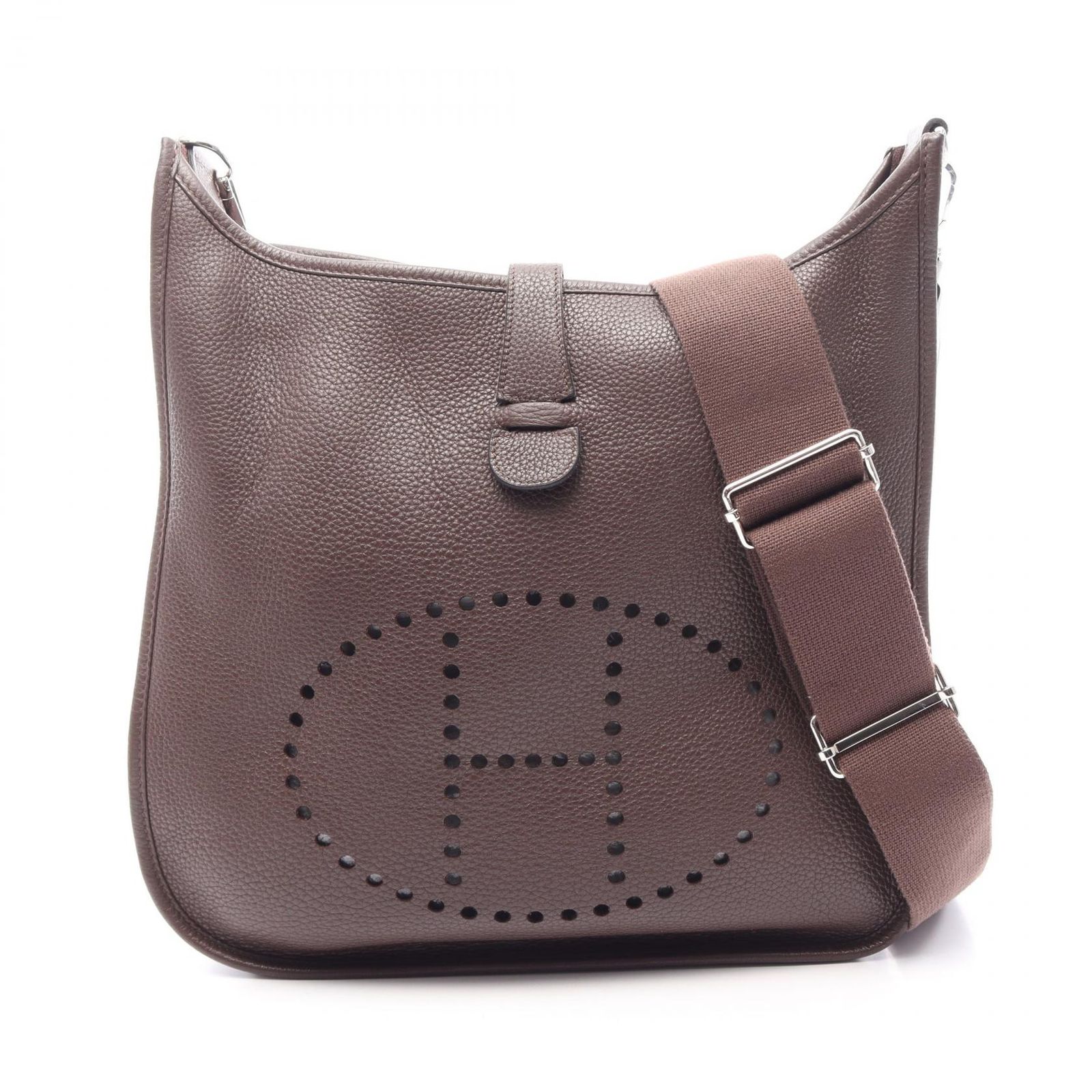 HERMES エルメス エヴリン 3 トロワ GM ショコラ ショルダーバッグ