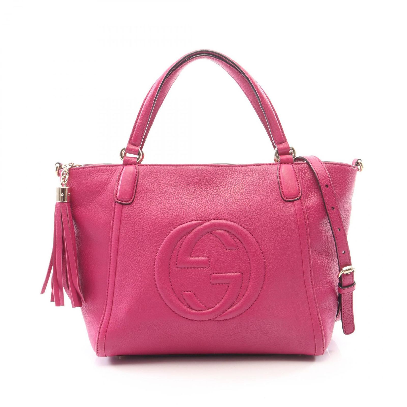 GUCCI グッチ ソーホー インターロッキングG 2WAY ハンドバッグ