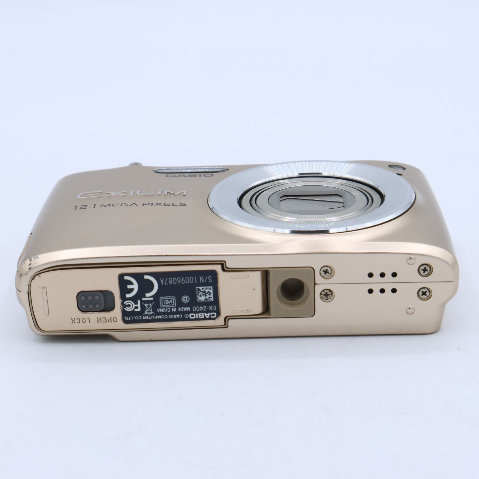 CASIO カシオ デジタルカメラ EXILIM EX-Z400 ゴールド EX-Z400GD