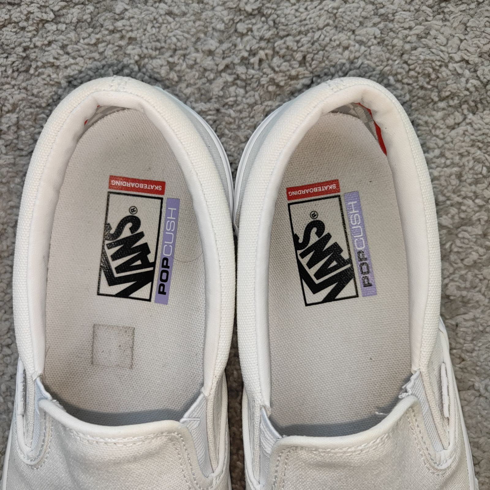 VANS ヴァンズ バンズ Pop Cush スリッポン キャンバス地 スニーカー 