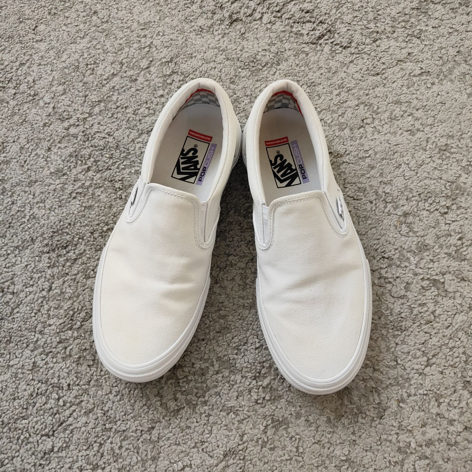 VANS ヴァンズ バンズ Pop Cush スリッポン キャンバス地 スニーカー 