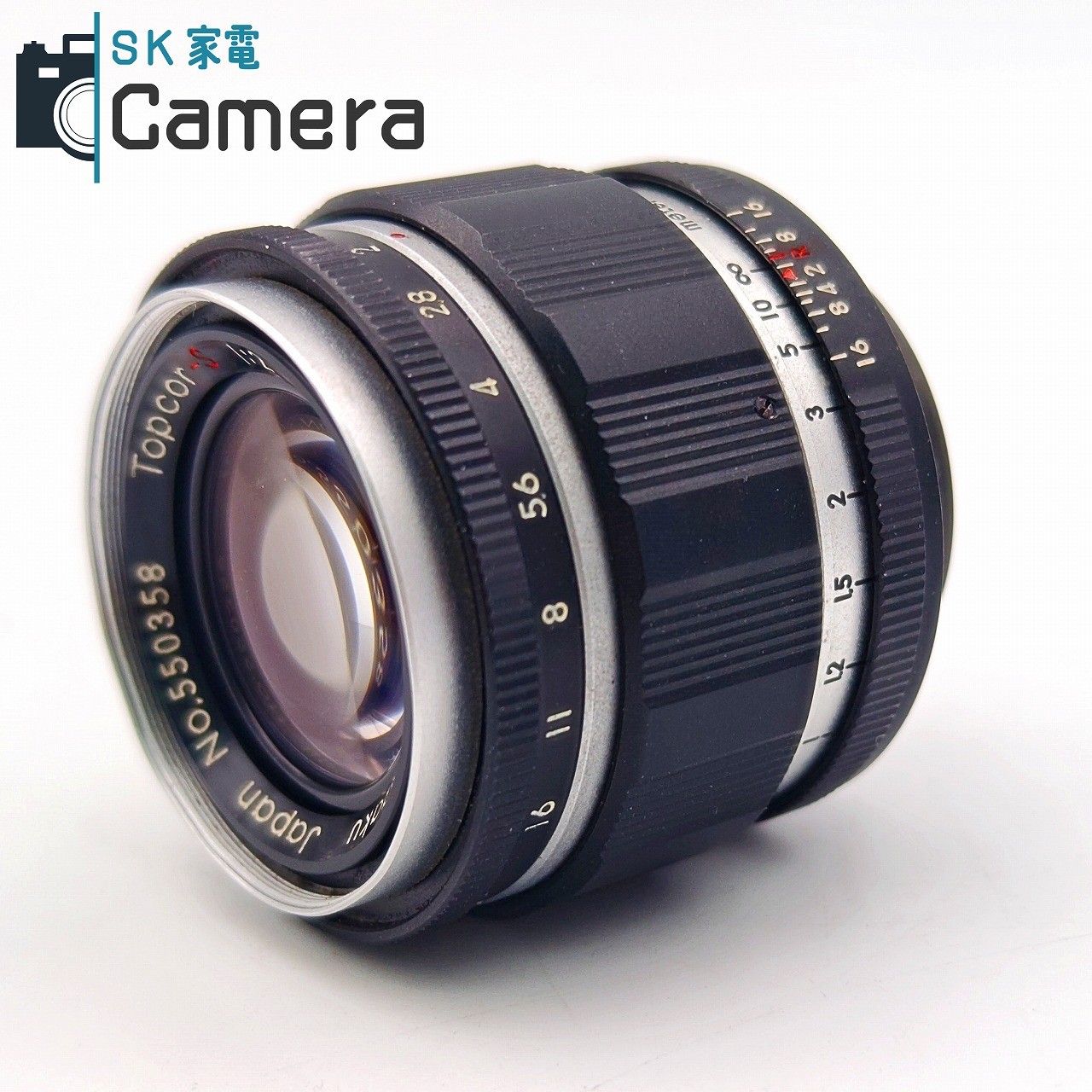TOPCON Topcor-S 5cm/2 後期 L39マウント　整備済み品 中古】 Topcon TOPCOR-S 5cm F2 L39 トプコン 東京光学 - メルカリ