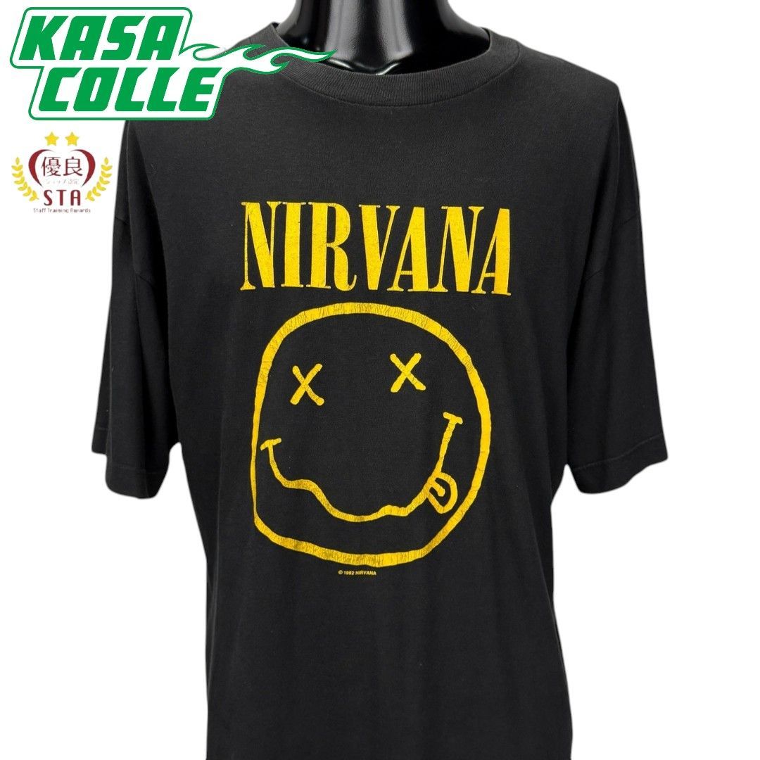 【NIRVANA】ニルヴァーナ SMILE スマイル ユーロ Vintage Tシャツ
